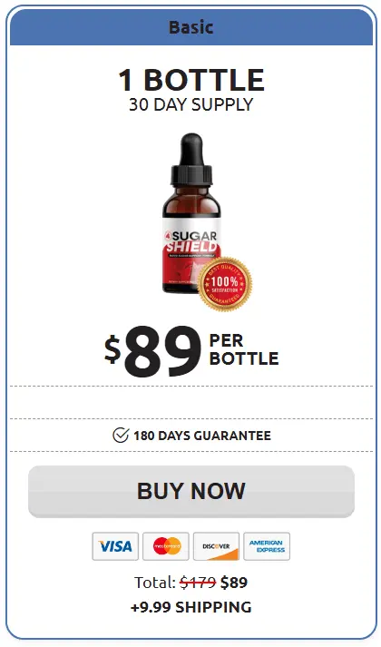 Sugar Shield 1 bottle $86per bottle