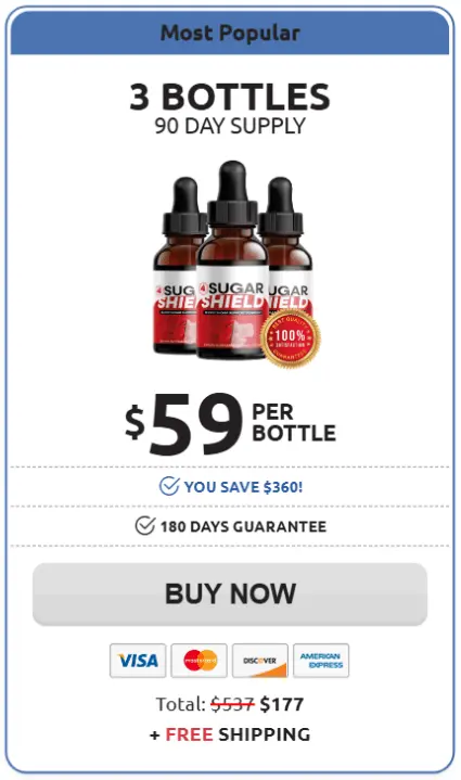 Sugar Shield 1 bottle $59per bottle